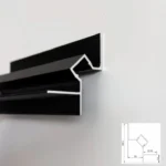 پروفیل چفت کناف نوری عمیق +lm26 - پروفیل سنگین تقویت شده - شاخه سه متری و قیمت بر حسب متر طول - Image 2